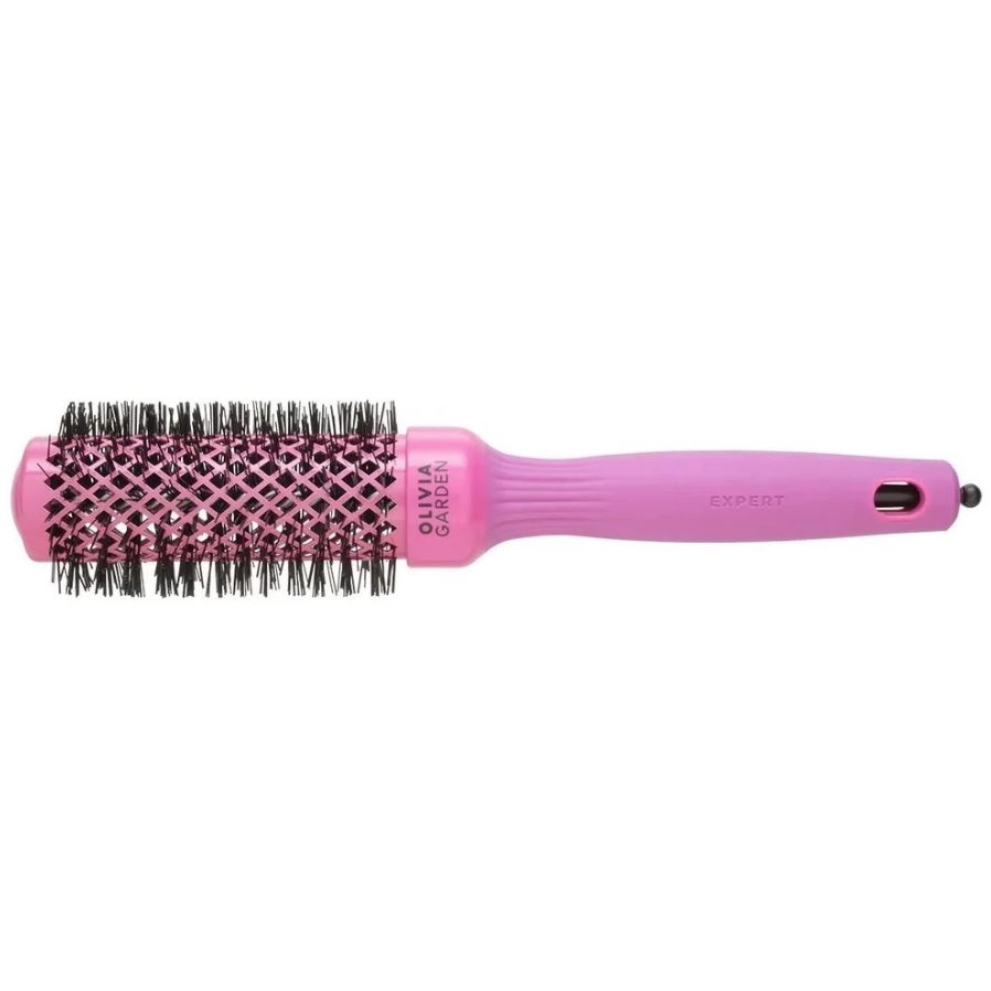 OLIVIA GARDEN, Термобрашинг 35 мм Розовый, EXPERT BLOWOUT SHINE Pink