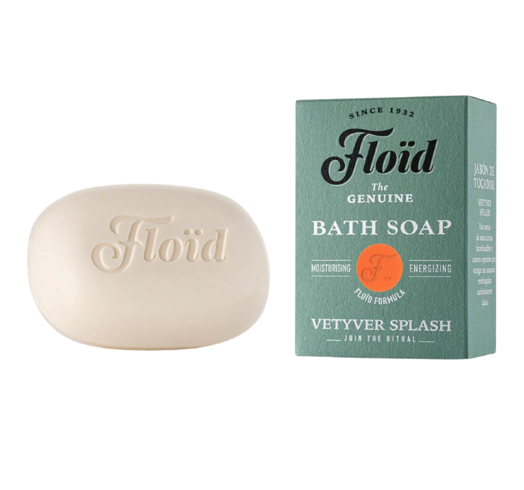FLOID, Мыло туалетное твердое VETYVER SPLASH, 120 гр