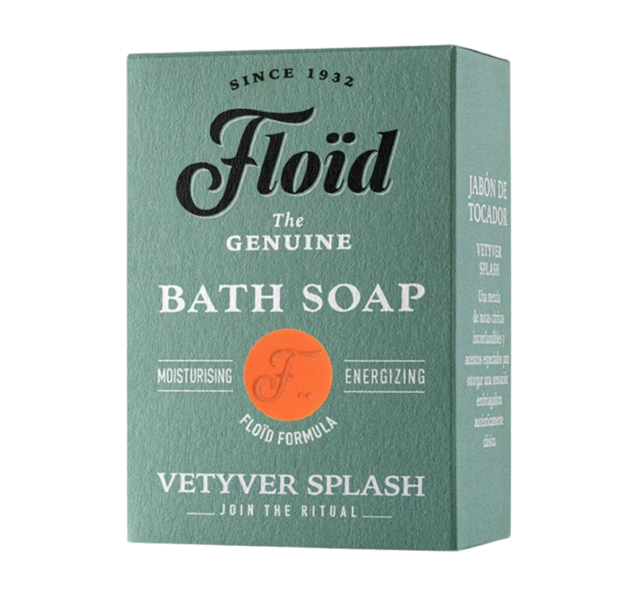 FLOID, Мыло туалетное твердое VETYVER SPLASH, 120 гр