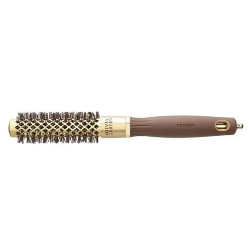 OLIVIA GARDEN, Термобрашинг 20 мм Коричневый, EXPERT BLOWOUT SHINE Wavy Bristles Gold&Brown