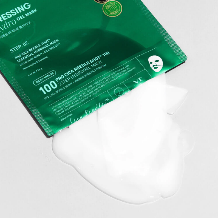 VT COSMETICS, Маска Двухступенчатый уход, 33 г, Pro Cica Reedle Shot 100 2Step Hydrogel 