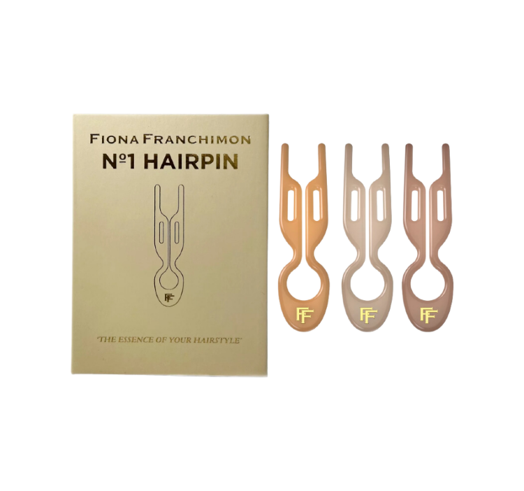 FIONA FRANCHIMON (№1 HAIRPIN), Шпильки бежевая, песочная, карамельная (набор из 3 шпилек)
