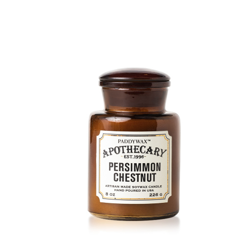 PADDYWAX, Большая свеча в аптекарской баночке, PERSIMMON & CHESTNUT 