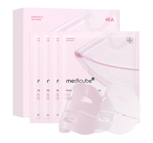 MEDICUBE, Гидрогелевая маска с PDRN и коллагеном PDRN Pink Collagen Gel Mask 4 шт*28г
