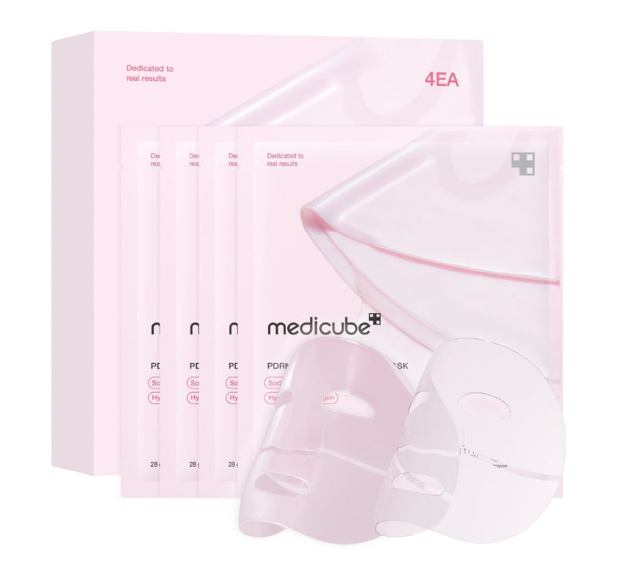 MEDICUBE, Гидрогелевая маска с PDRN и коллагеном PDRN Pink Collagen Gel Mask 4 шт*28г