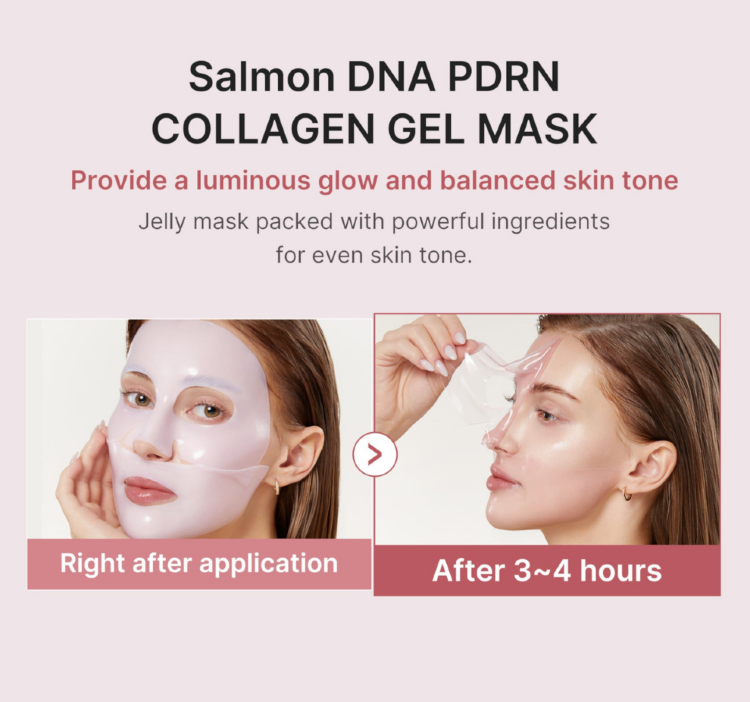 MEDICUBE, Гидрогелевая маска с PDRN и коллагеном PDRN Pink Collagen Gel Mask 4 шт*28г