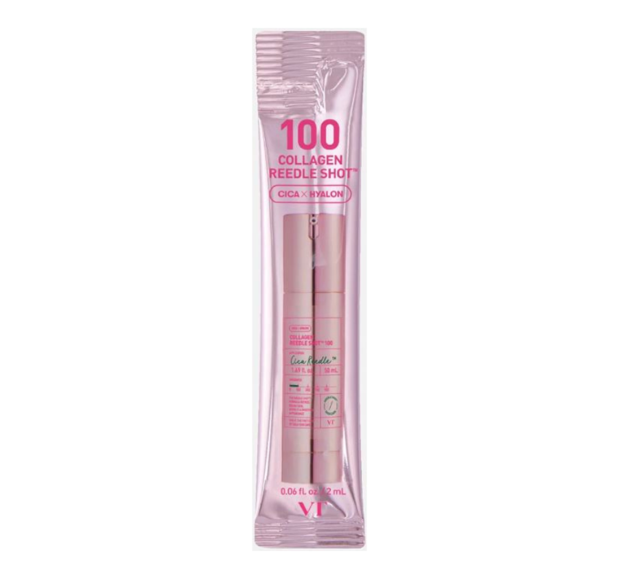 VT COSMETICS, Бустер-сыворотка с микроиглами и коллагеном, 2мл*10шт, Collagen Reedle Shot 100