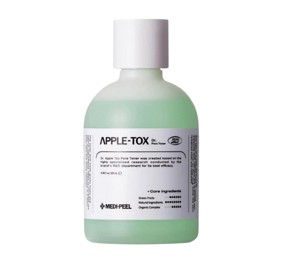 MEDI-PEEL, Apple-Tox Пилинг-тонер с ферментированными экстрактами, 500 мл