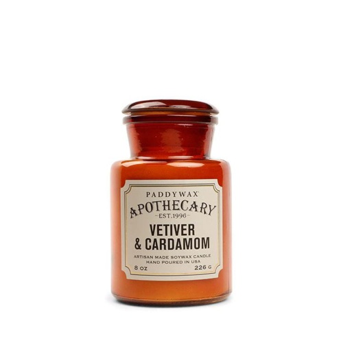 PADDYWAX, Большая свеча в аптекарской баночке, VETIVER & CARDAMOM