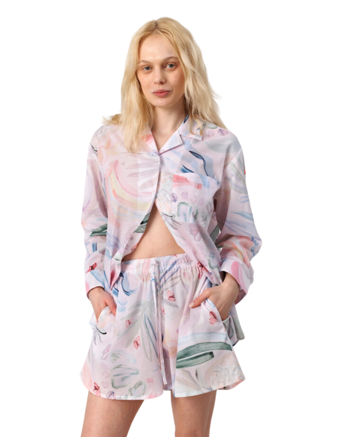 ANY WOWZERS, Комплект с шортами BANANZA PINK (пижама)