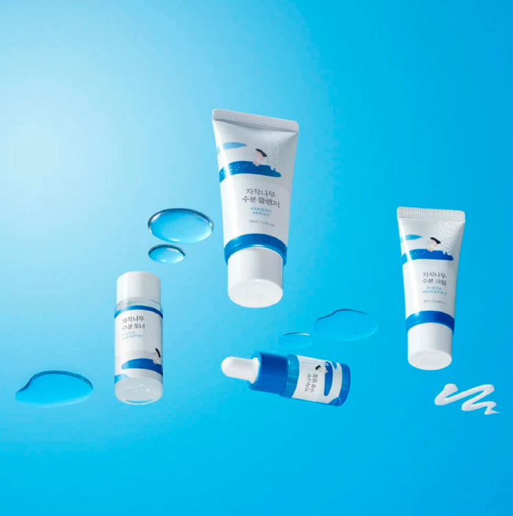 ROUND LAB, Набор миниатюр с березовым соком, (30мл+20мл+10мл+20мл), Birch Juice Trial Kit 