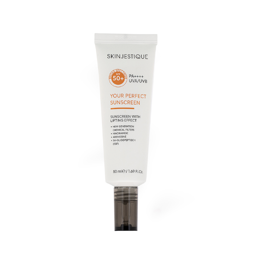 SKINJESTIQUE, Солнцезащитный SPF крем с лифтинг действием, 50мл, Your Perfect Sunscreen