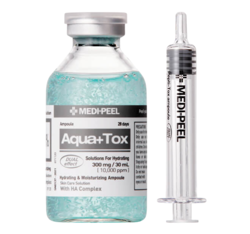 MEDI-PEEL, Aqua Plus Tox Интенсивно увлажняющая сыворотка для сияния кожи с серебром, 30 мл