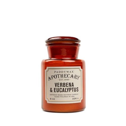 PADDYWAX, Большая свеча в аптекарской баночке, VERBENA & EUCALYPTUS