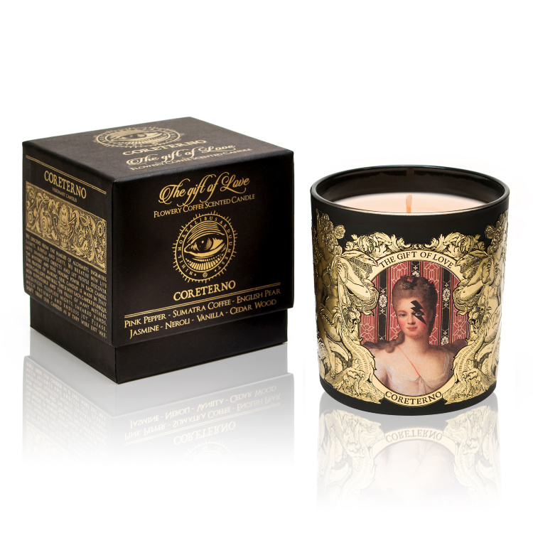 CORETERNO, Свеча ароматизированная, 240 г, The Gift Of Love