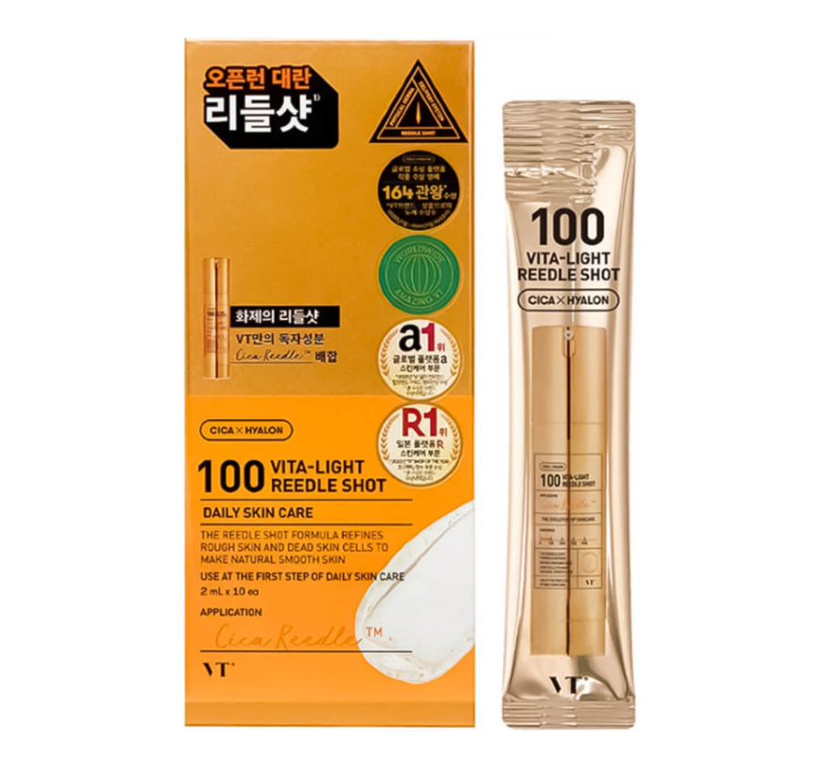 VT COSMETICS, Бустер-сыворотка с микроиглами, 2мл*10шт, Reedle Shot 100