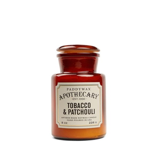 PADDYWAX, Большая свеча в аптекарской баночке, TOBACCO & PATCHOULI