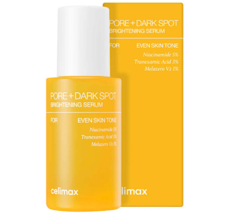 CELIMAX, Сыворотка для выравнивания тона и рельефа кожи, 30 мл, Pore+Dark Spot Brightening Serum