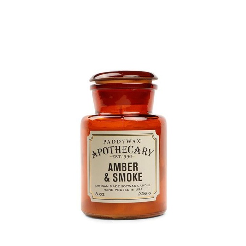 PADDYWAX, Большая свеча в аптекарской баночке, AMBER & SMOKE