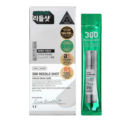 VT COSMETICS, Бустер-сыворотка с микроиглами, 2мл*10шт, Reedle Shot 300