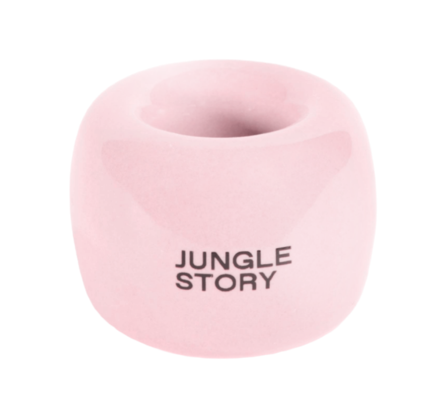 JUNGLE STORY, Керамическая подставка для зубной щетки, розовая