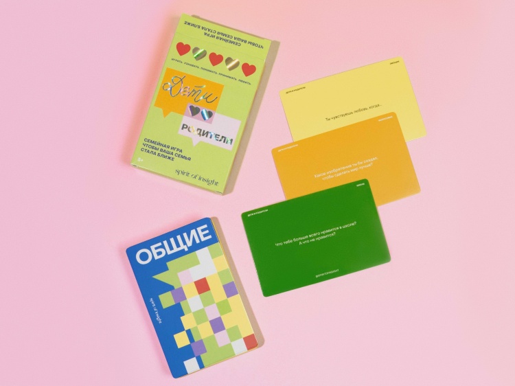 SPIRIT OF INSIGHT, Родителям и детям: 50 важных вопросов, карты 50шт