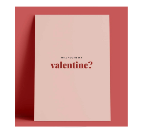 Открытка "VALENTINE?"