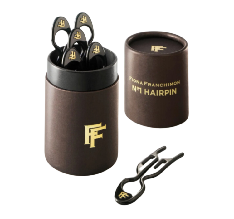 FIONA FRANCHIMON (№1 HAIRPIN), Шпильки коричневого цвета (набор из 5 шпилек)