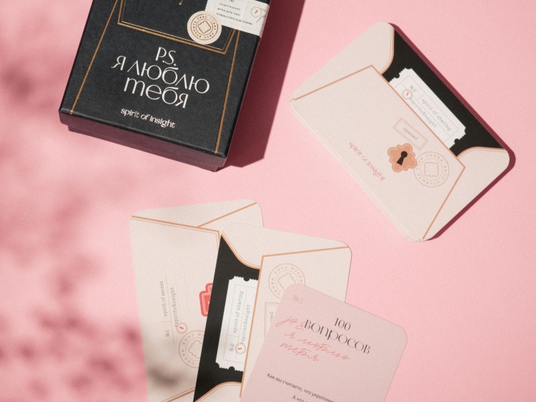 SPIRIT OF INSIGHT, 100 вопросов для влюблённых: о друг друге и отношениях, карты 100 шт