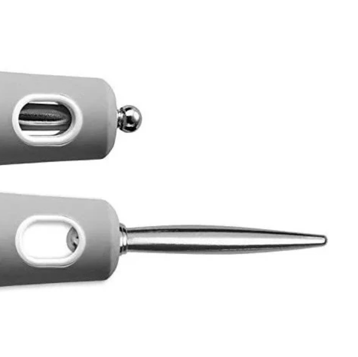 OLIVIA GARDEN, Термобрашинг 45 мм Серый, EXPERT BLOWOUT SPEED XL Wavy Bristles White&Grey