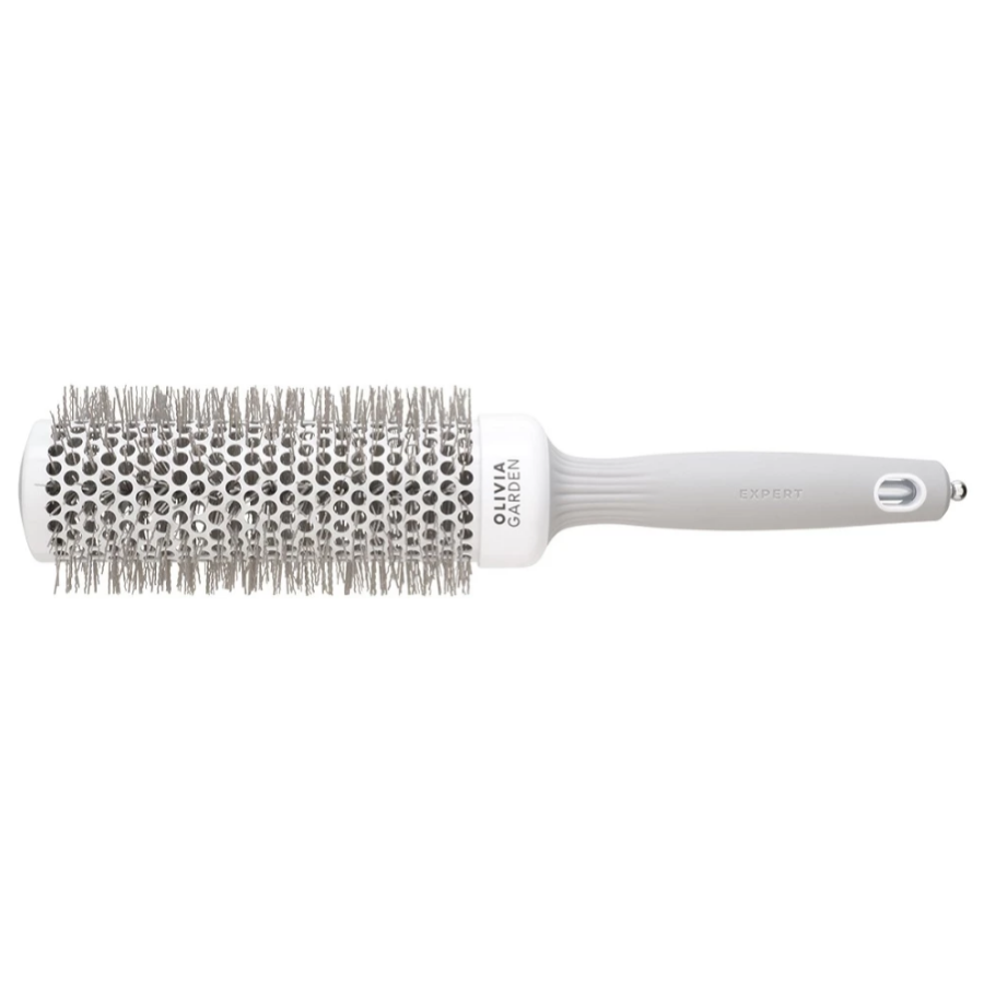 OLIVIA GARDEN, Термобрашинг 45 мм Серый, EXPERT BLOWOUT SPEED XL Wavy Bristles White&Grey