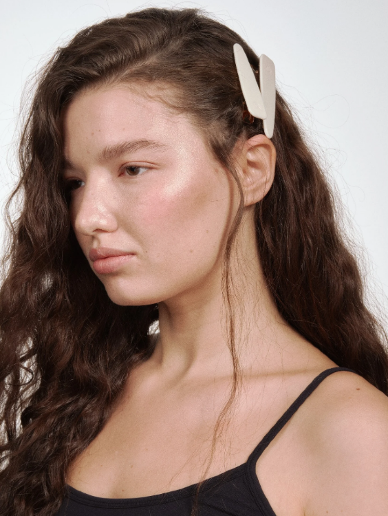 ASSORO, Набор заколок для волос, 2 шт, цвет (Ваниль)