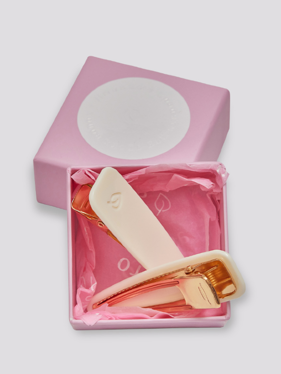 ASSORO, Набор заколок для волос, 2 шт, цвет (Ваниль)