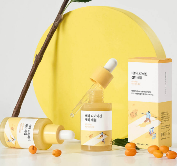 ROUND LAB, Сыворотка против пигментации с ниацинамидом, 30 мл, Vita Niacinamide Dark Spot Serum