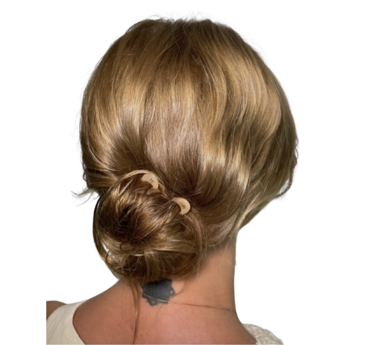 FIONA FRANCHIMON (№1 HAIRPIN), Шпильки светло-бежевого цвета (набор из 3 шпилек)