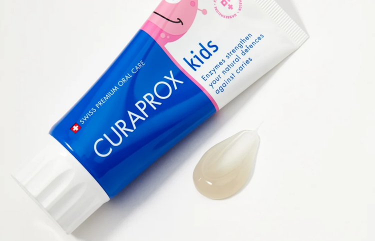 CURAPROX, Зубная паста детская со вкусом арбуза, с 6 лет, 60 мл, Kids 1450 Watermelon