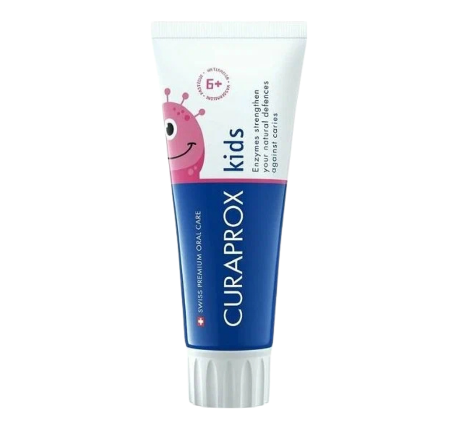CURAPROX, Зубная паста детская со вкусом арбуза, с 6 лет, 60 мл, Kids 1450 Watermelon