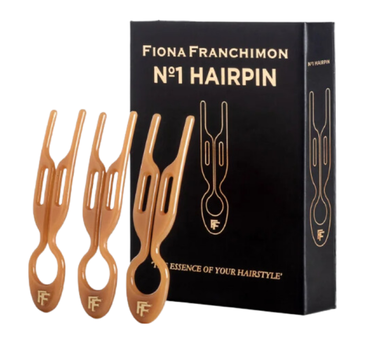FIONA FRANCHIMON (№1 HAIRPIN), Шпильки карамельного цвета (набор из 3 шпилек)