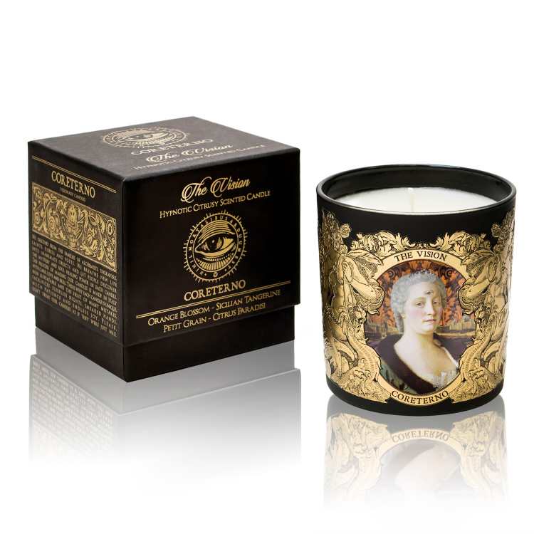 CORETERNO, Свеча ароматизированная, 240 г, The Vision