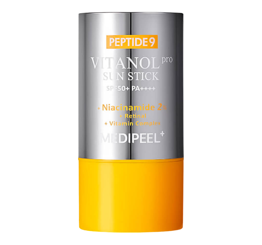 MEDI-PEEL Peptide 9 Солнцезащитный стик с витаминным комплексом, 23г,Vitanol Sun Stick PRO 50+РА++++