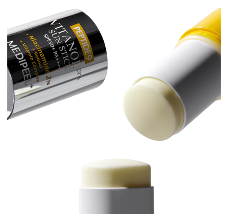 MEDI-PEEL Peptide 9 Солнцезащитный стик с витаминным комплексом, 23г,Vitanol Sun Stick PRO 50+РА++++