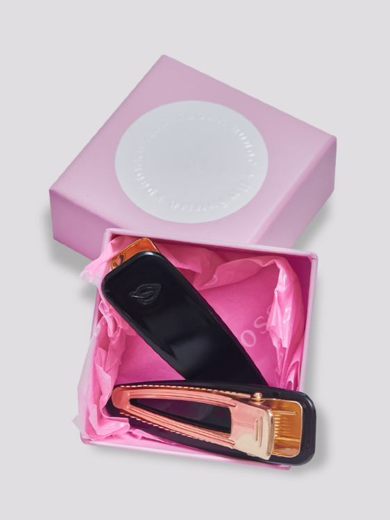 ASSORO, Набор заколок для волос, 2 шт, цвет (Оникс)