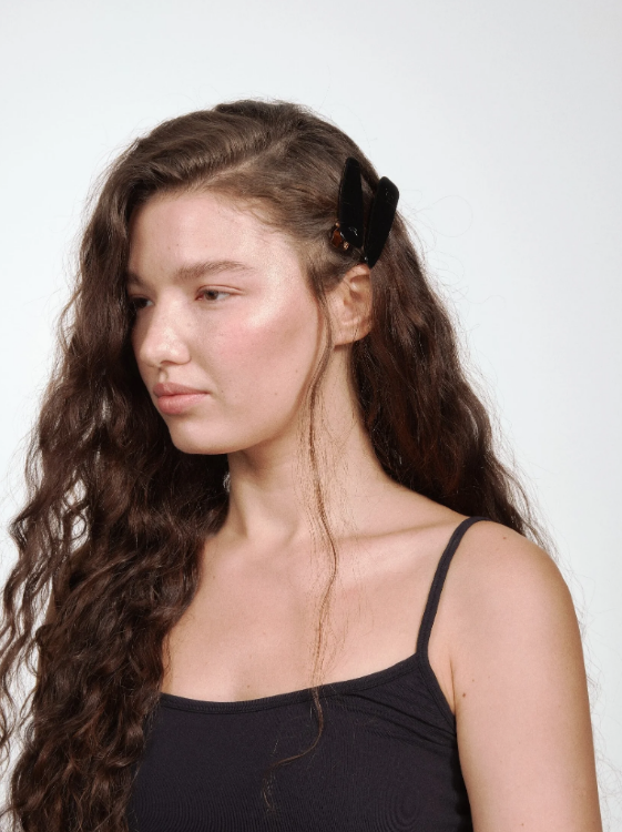 ASSORO, Набор заколок для волос, 2 шт, цвет (Оникс)