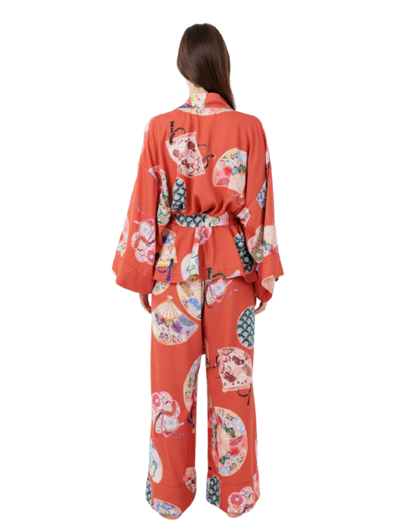 ANY WOWZERS, Комплект-кимоно со штанами, HAIKU BRICK