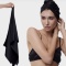 SILK LOVERS, Полотенце для волос из натурального шелка 43*110см, цвет (черное)