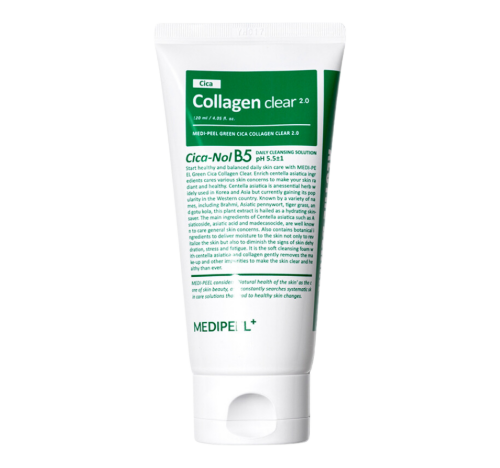 MEDI-PEEL, Сica Успокаивающая очищающая гель-пенка версия 2.0, 300 мл, Collagen Clear