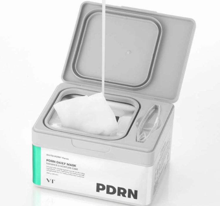 VT COSMETICS, Набор тканевых масок с ПДРН для сияния кожи, 30 шт, PDRN Daily Mask