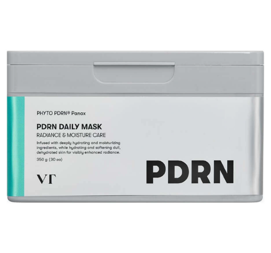VT COSMETICS, Набор тканевых масок с ПДРН для сияния кожи, 30 шт, PDRN Daily Mask