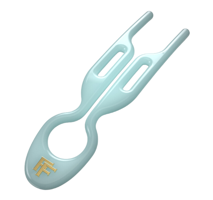 FIONA FRANCHIMON (№1 HAIRPIN), Шпильки нежно-бирюзового цвета (набор из 3 шпилек)