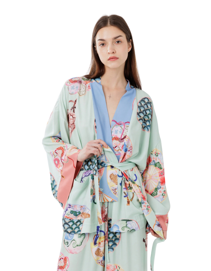 ANY WOWZERS, Комплект-кимоно со штанами, HAIKU TOKIO